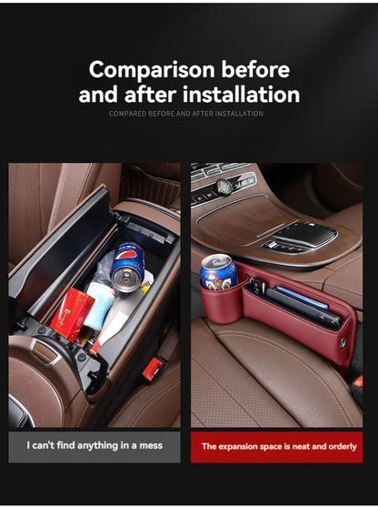 🔥HOT SALE 50% OFF 💖Car leather cup holder gap bag