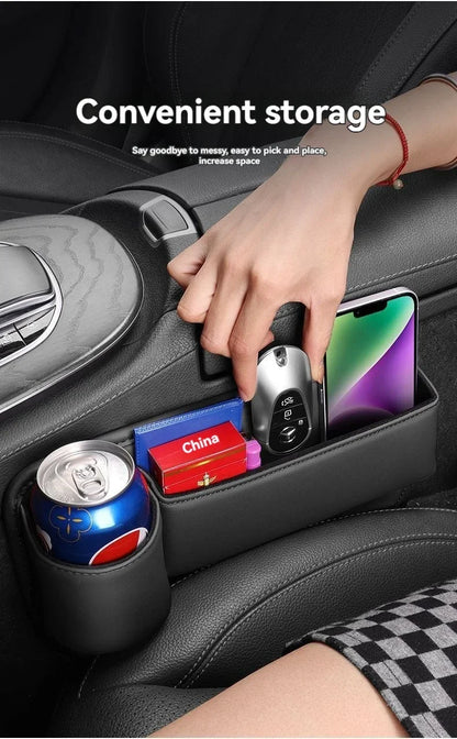 🔥HOT SALE 50% OFF 💖Car leather cup holder gap bag